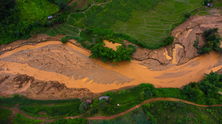 riverbank collapse iford playing fields